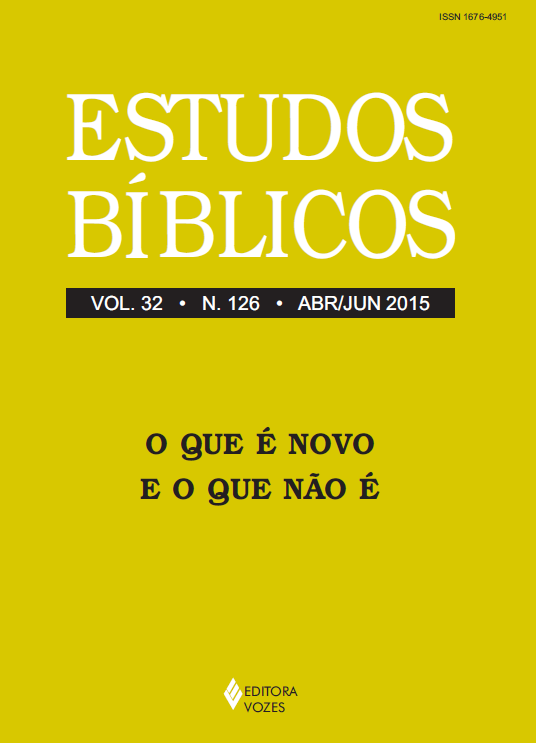 					Visualizar v. 32 n. 126 (2015): Estudos Bíblicos. Dossiê: O que é novo e o que não é
				